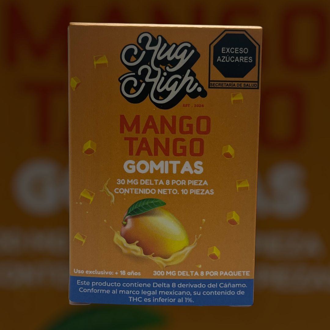 MANGO TANGO | GOMITAS CON DELTA-8 THC (30 MG C/U) | HUG HIGH