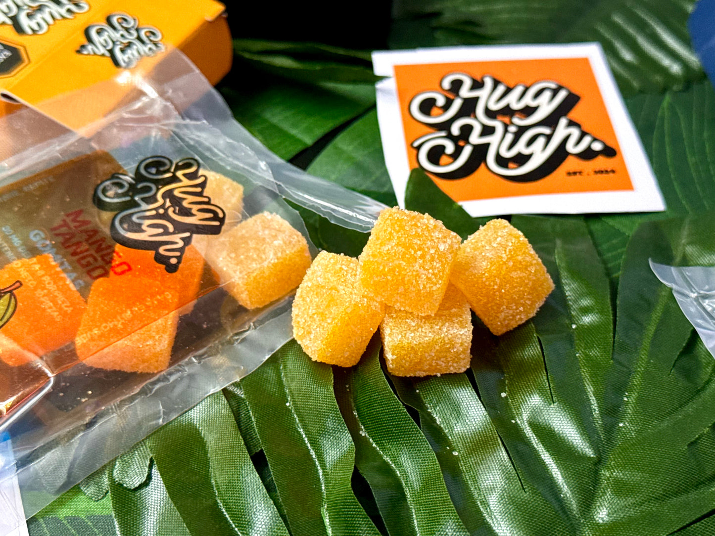 MANGO TANGO | GOMITAS CON DELTA-8 THC (30 MG C/U) | HUG HIGH