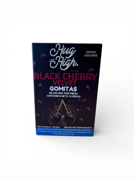 BLACK CHERRY VELVET | GOMITAS CON 20 MG C/U | HUG HIGH