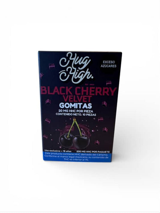 BLACK CHERRY VELVET | GOMITAS CON 20 MG C/U | HUG HIGH