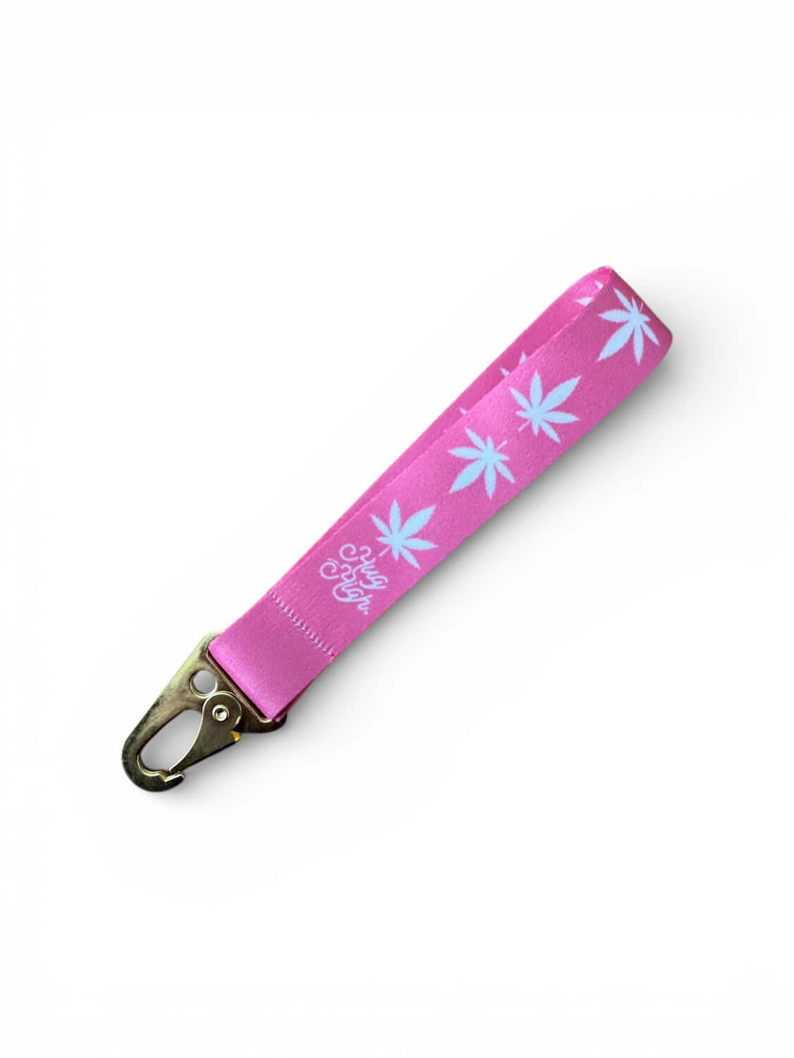 HUG HIGH | NEVER LOST KEY STRAP | PINK LEAF