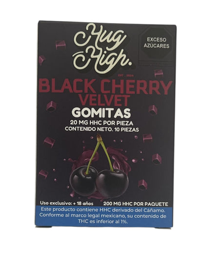 BLACK CHERRY VELVET | GOMITAS CON 20 MG DE HHC C/U | HUG HIGH