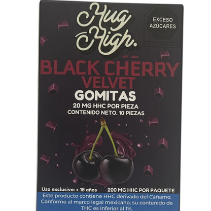 BLACK CHERRY VELVET | GOMITAS CON 20 MG DE HHC C/U | HUG HIGH