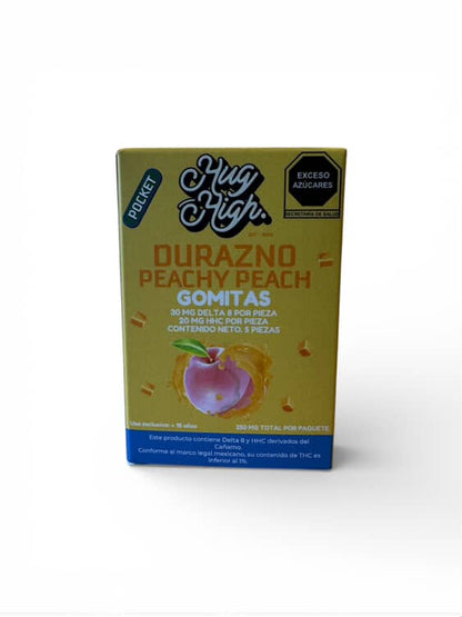 DURAZNO PEACHY PEACH | GOMITAS CON 50 MG C/U | HUG HIGH