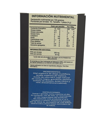 BLACK CHERRY VELVET | GOMITAS CON 20 MG DE HHC C/U | HUG HIGH