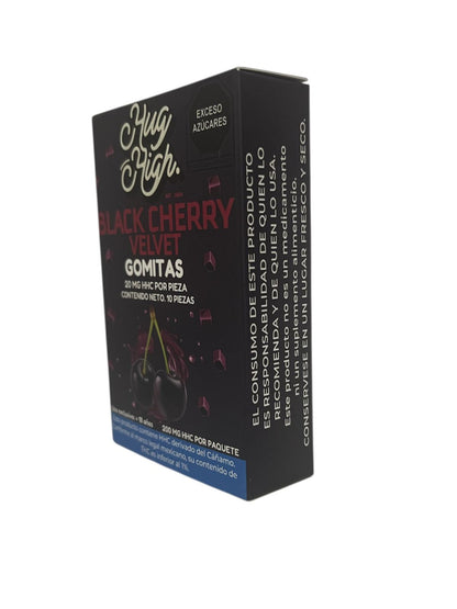 BLACK CHERRY VELVET | GOMITAS CON 20 MG DE HHC C/U | HUG HIGH