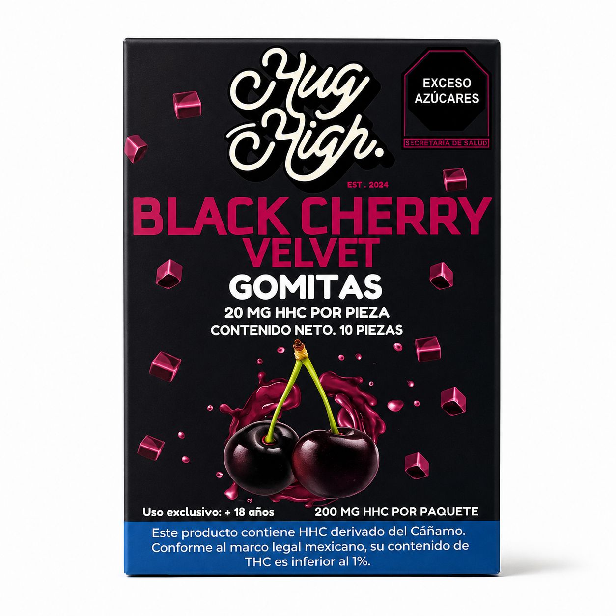 BLACK CHERRY VELVET | 20mg HHC por pieza
