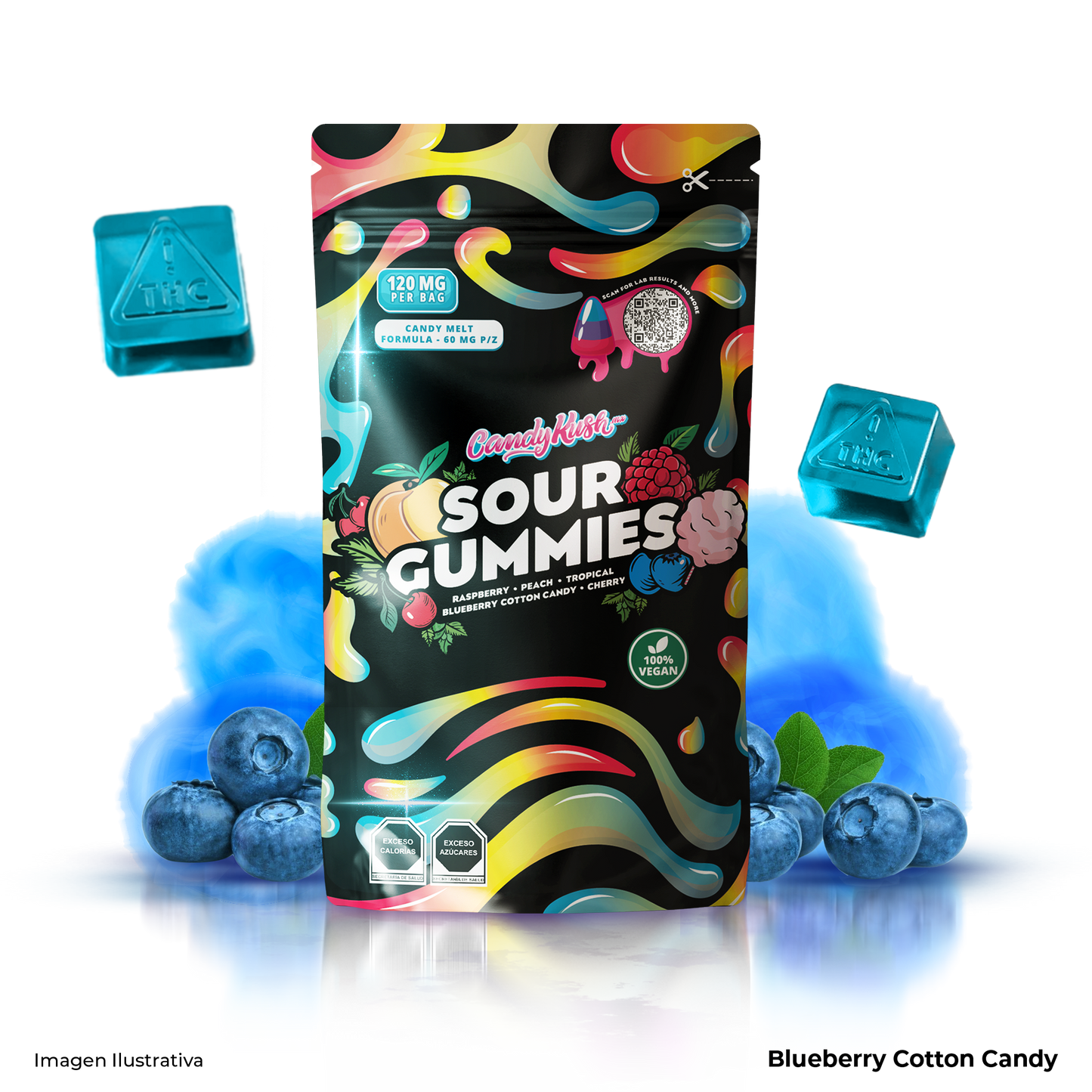 CandyKush - Sour Extreme Gummies