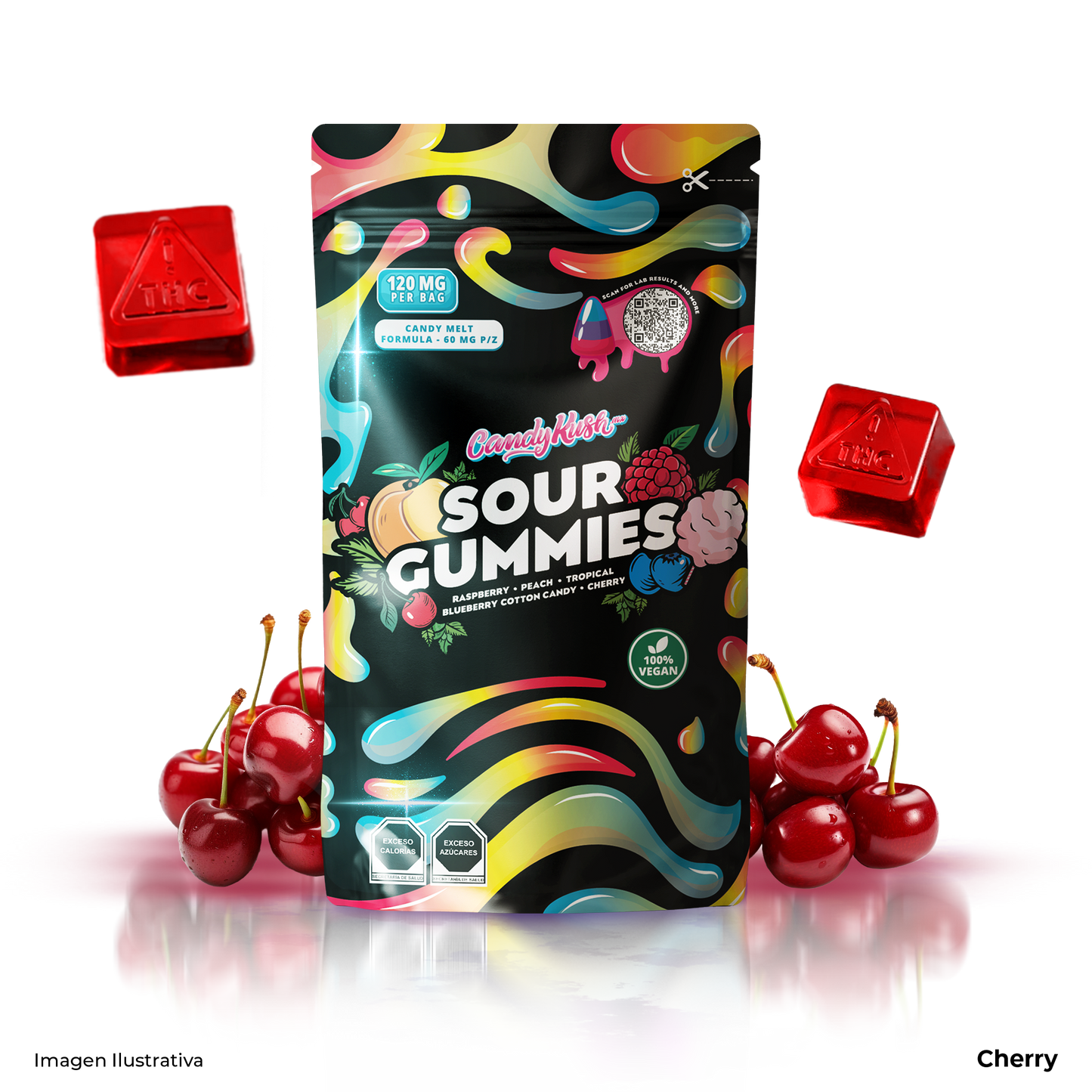 CandyKush - Sour Extreme Gummies